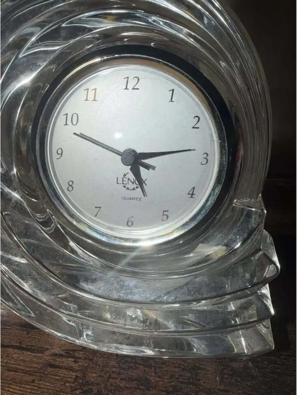 Lenox Crystal Desk Clock